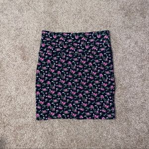Ambiance Apparel Flower Skirt